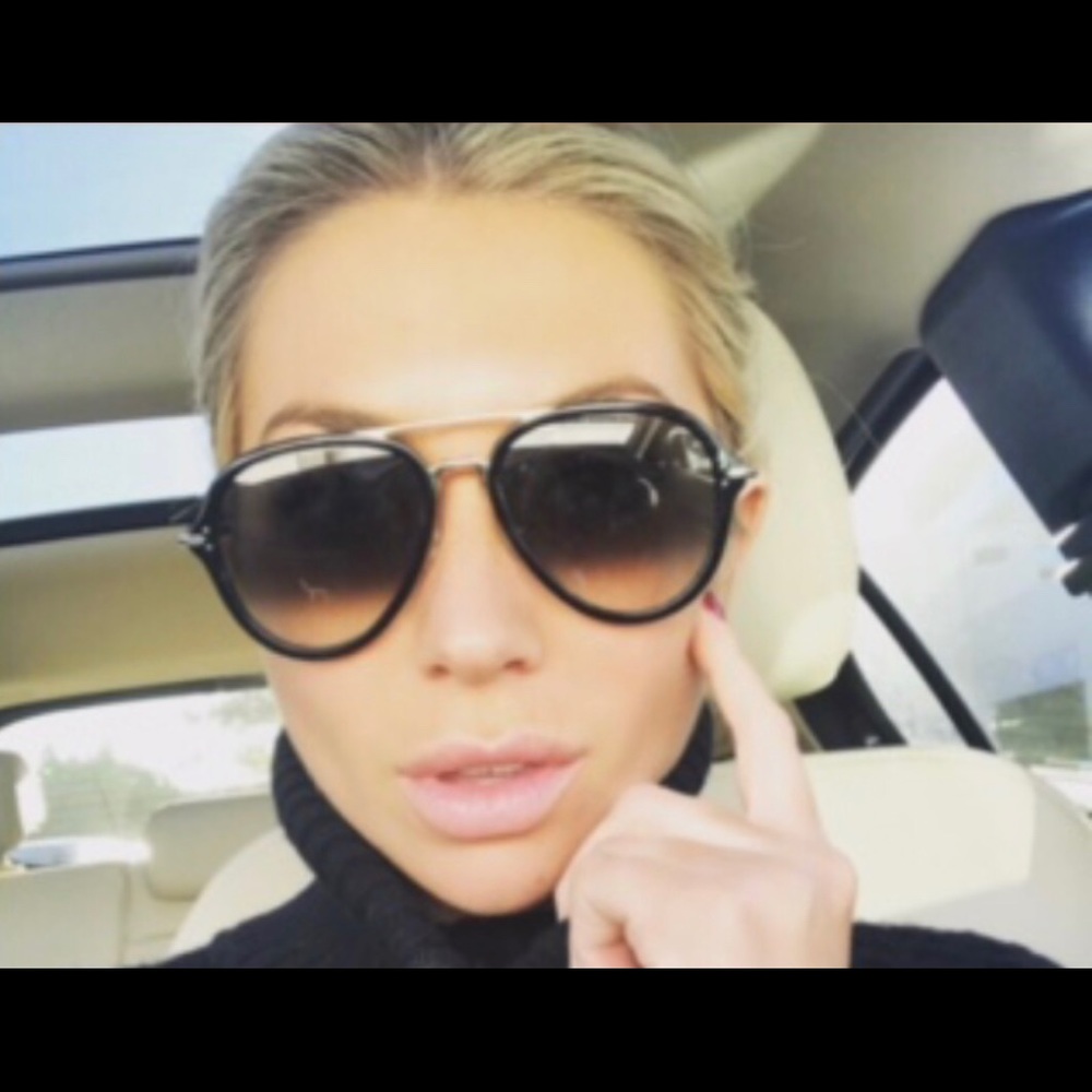 😎 CELINE BLACK & GOLD AVIATORS 😎